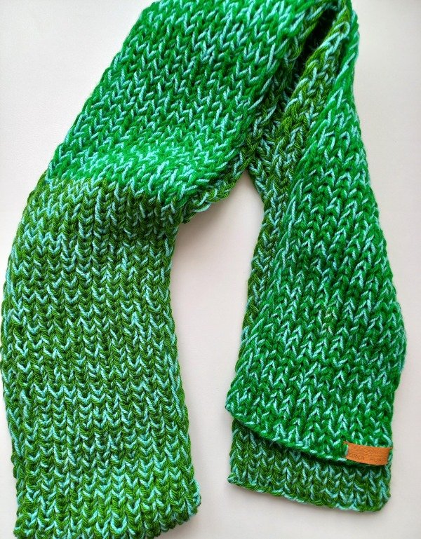 Producto - Bufanda confeti verde