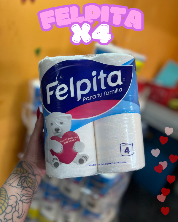 Producto - PAPEL HIGIENICO FELPITA X4