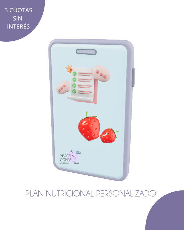 Producto - Plan Nutricional Personalizado