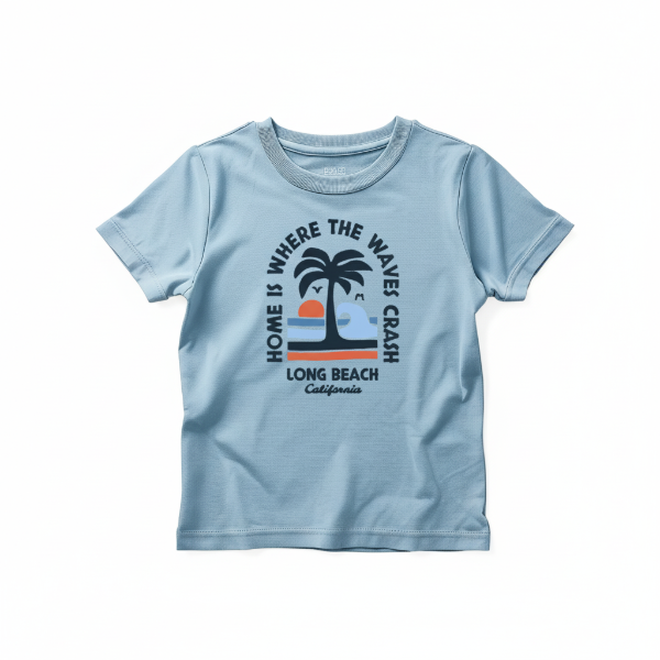 Producto - Remera Infantil Home Is Where The Waves Chrash