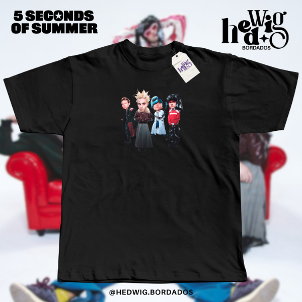 Remera 5SOS everyone's a star cover - dtf