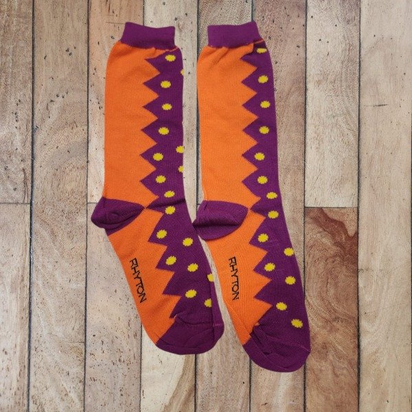 Producto - Media Rhyton Naranja y Violeta