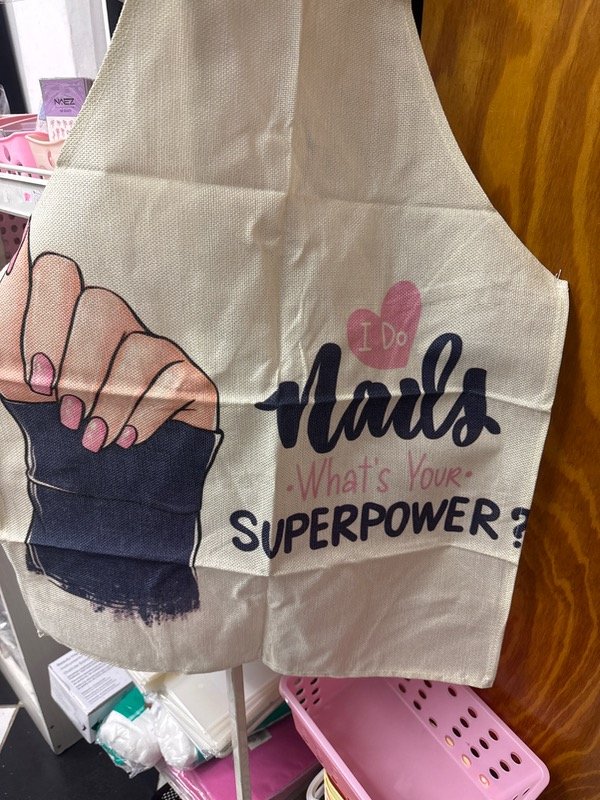 Producto - Delantal estampado de uñas