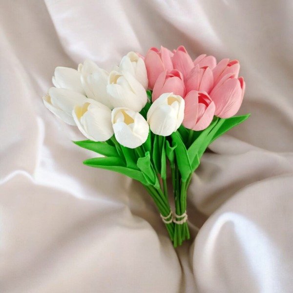 Producto - Ramo artificial tulipanes 30cm