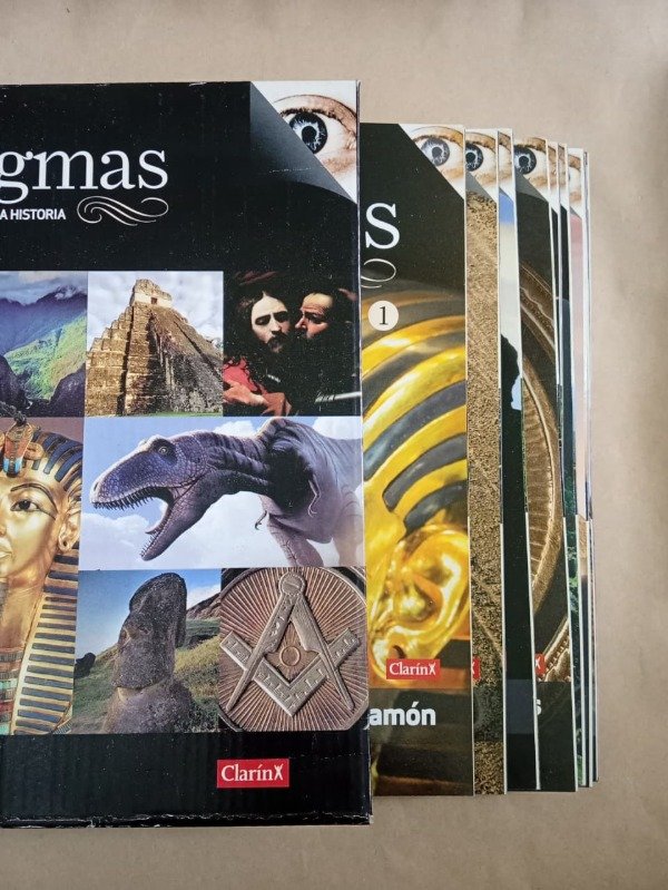 Producto - Grandes enigmas de la historia - Autores varios - Clarín 2010 - 12 tomos - 1