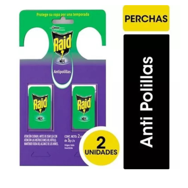 Producto - Raid percha antipolillas