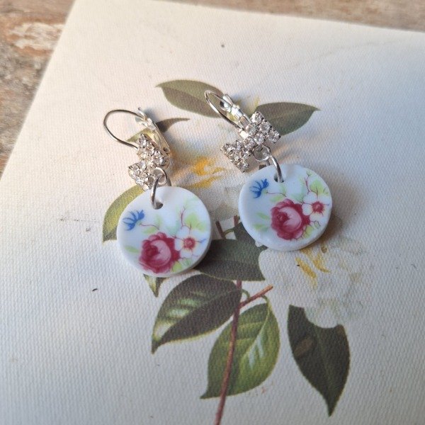 Producto - Aros Verbano con moño de strass