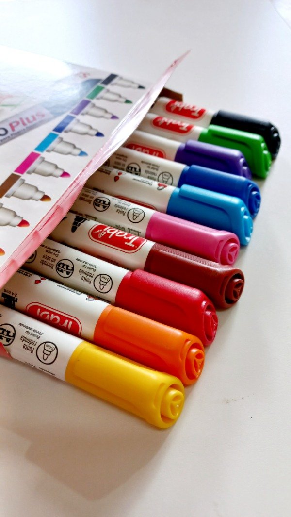 Producto - Marcador Trabi 450 p/pizarra X 10 colores - 2