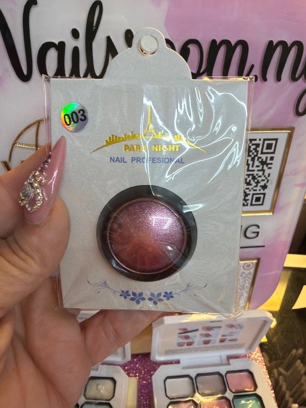 Producto - Polvo espejo rosa paris night