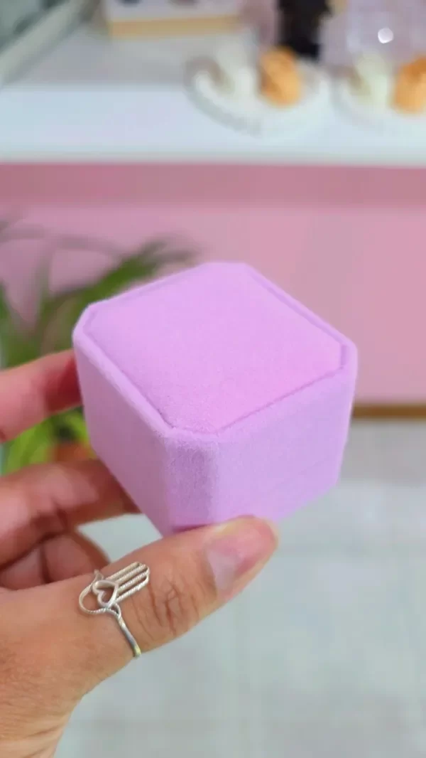 Producto - Cajita para 1 anillo rosita - 1