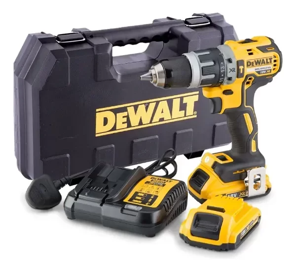 Producto - Taladro Percutor Inalámbrico DeWalt DCD796D2 2 Baterias y Maletin