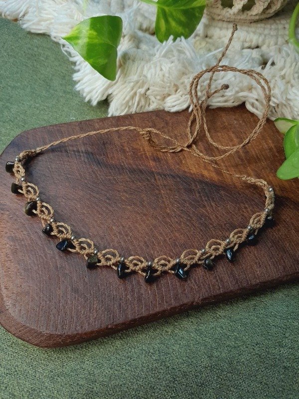 Producto - Choker Amelí - Obsidiana - 0