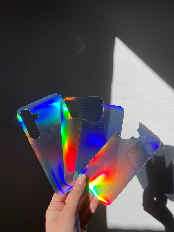 Producto - Cases 2 en 1 filmina holográfica - iPhone y Samsung - 3