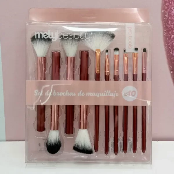 Producto - SET DE BROCHAS MAQUILLAJE 10PCS MELY
