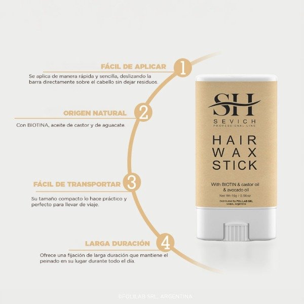 Producto - Wax Stick Cera Capilar en Barra Sevich 16g - 3