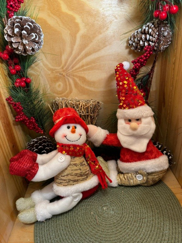 Producto - Duo Sujeta Cortinas Noel y Muñeco de Nieve (Efectivo: 35.920)