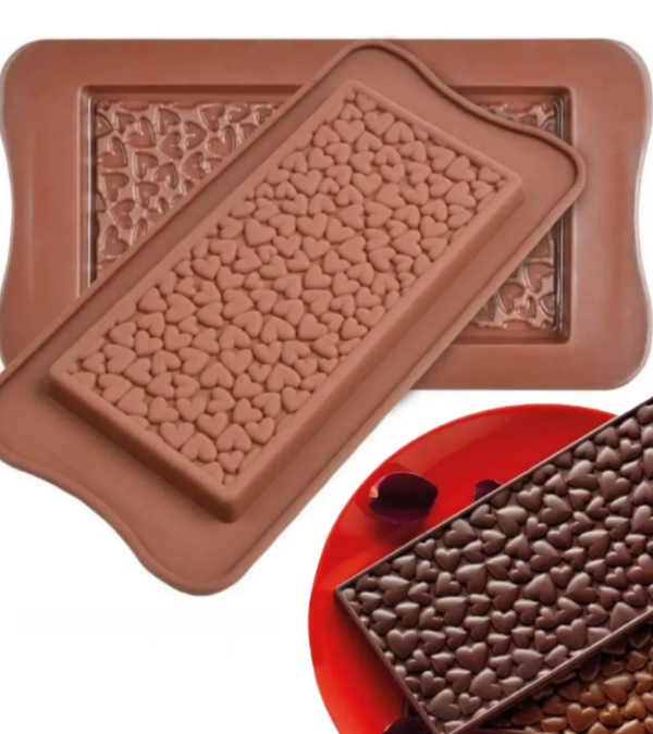 Producto - Molde silicona tableta "Corazones"