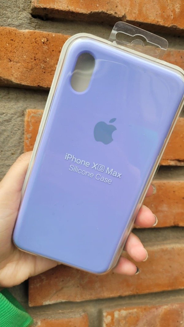 Producto - Iphone Xs max : Silicone case lila