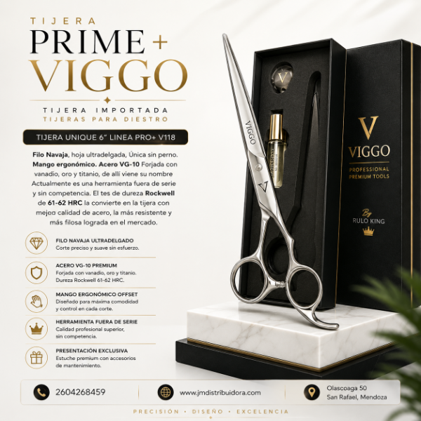 Producto - Tijera UNIQUE 6" Linea PRO+ V118