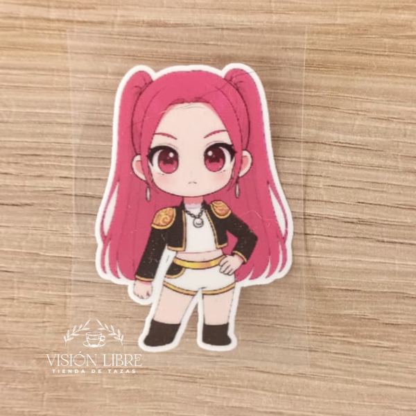 Producto - Stickers Guerreras K-pop 6cm - 3