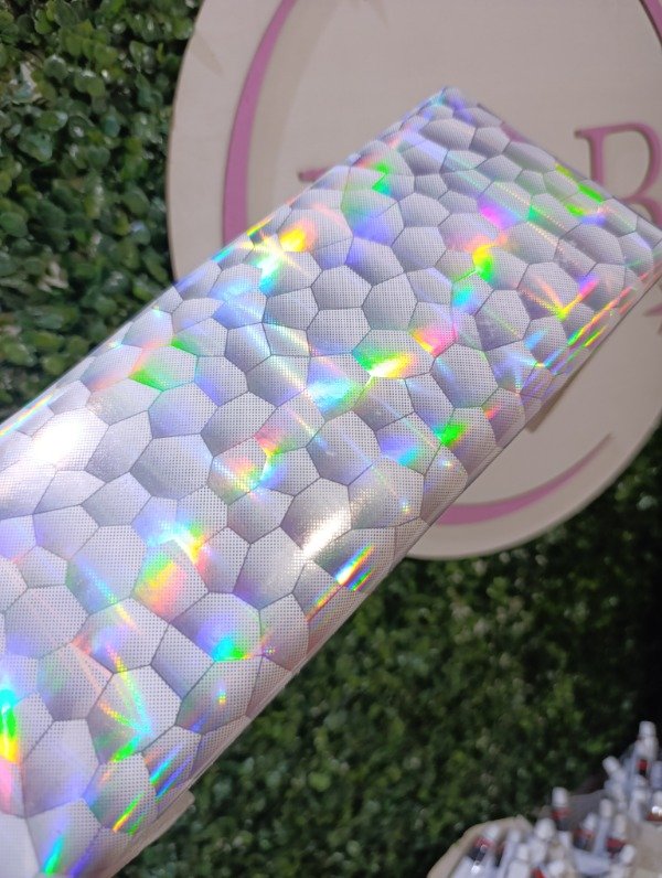 Producto - Apoya manos plateado holo