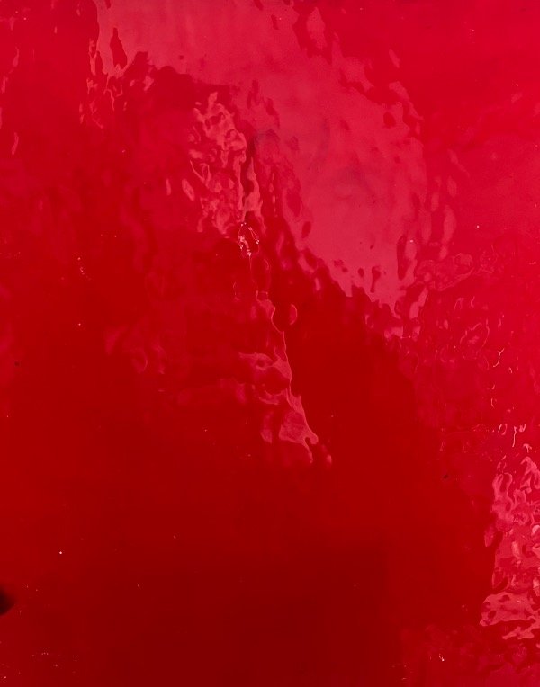 Producto - Vidrio artesanal nacional rojo 30 x 30