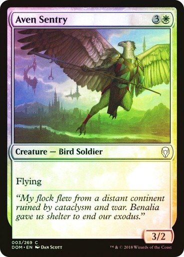 Producto - Aven Sentry Foil  Dominaria