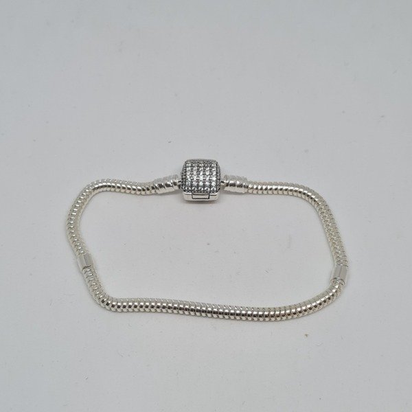 Producto - Pulsera Pandora cierre tambor con cubic x18cm