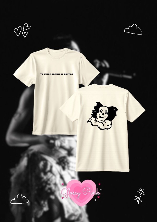 Producto - Remera Payaso Crudo - DTF