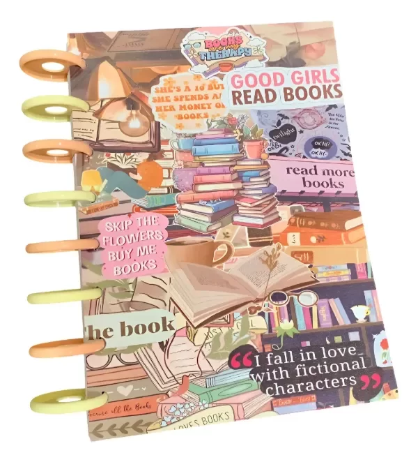 Producto - Cuaderno Sistema de Discos "Good Girls Reads Books"