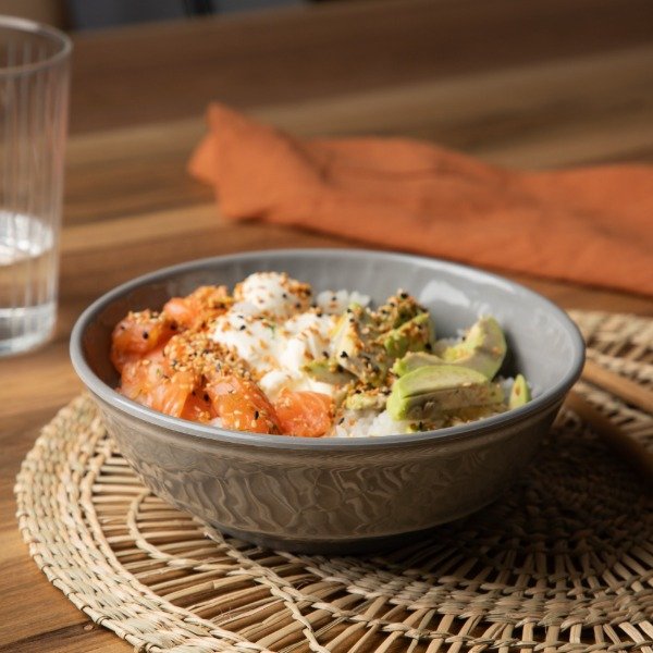 Producto - Bowl de melamina gris 680ml