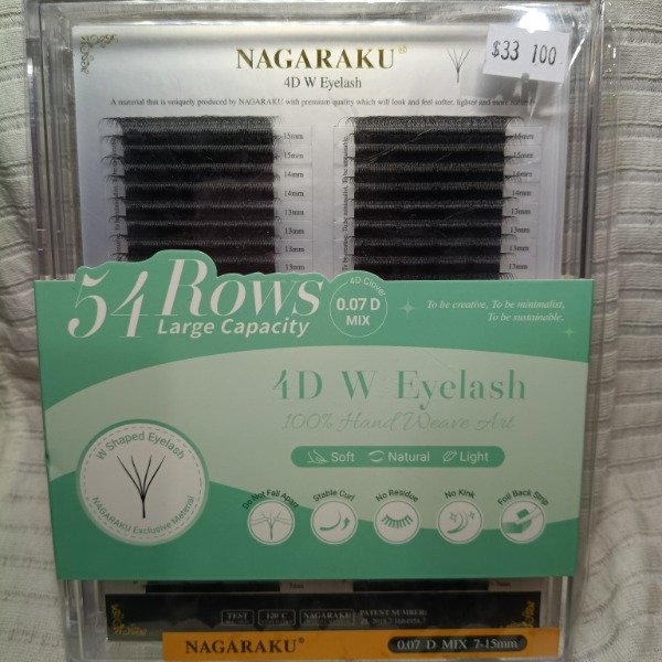 Producto - Pestañas Pelo x pelo 4D W 0.07 D MIX