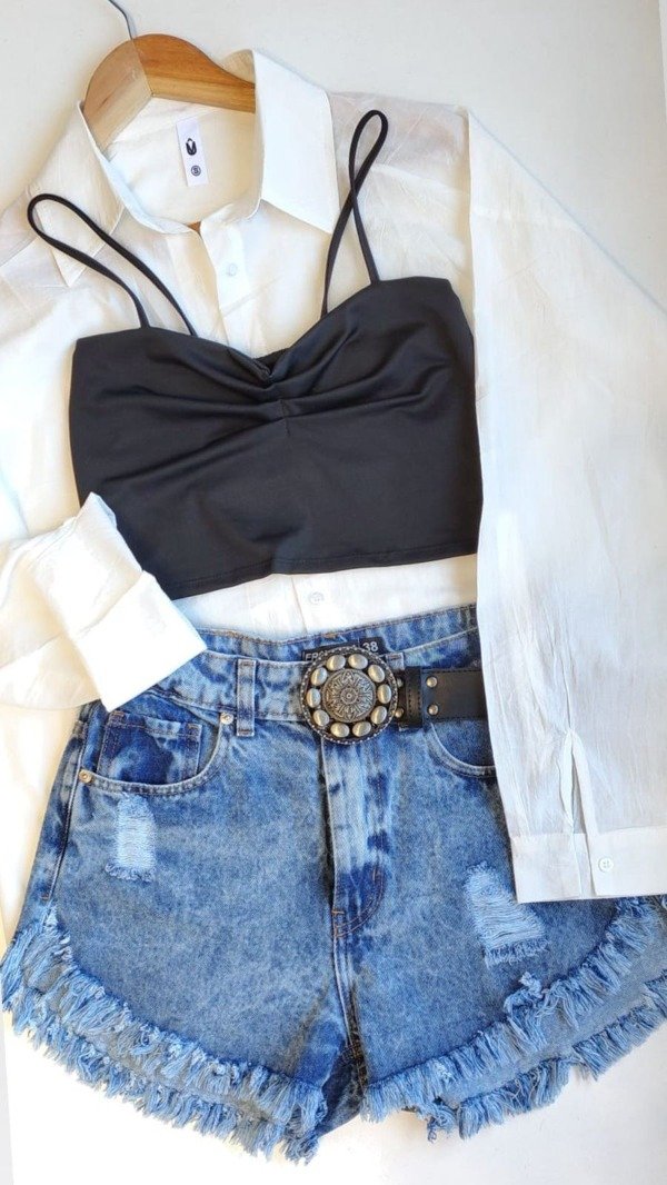Producto - SHORT DE JEAN TIRO ALTO