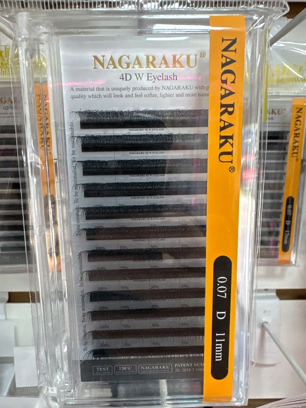 Producto - Pestañas NAGARAKU tecnológicas 4D W 0.07D 11mm