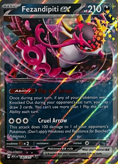 Producto - Fezandipiti ex (142/217) [Mega Evolution: Ascended Heroes]