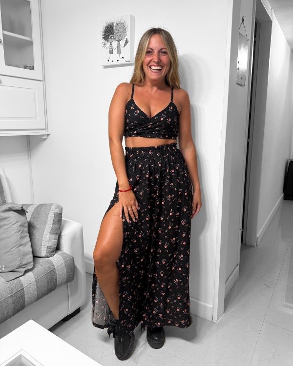 Producto - FALDA LARGA FIBRANA ESTAMPA 8