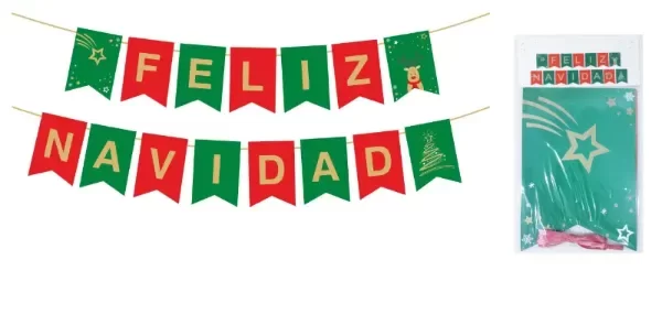 Producto - Banderín Feliz Navidad