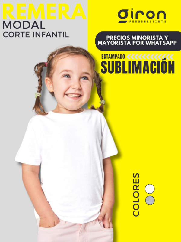 Producto - REMERA MODAL INFANTIL