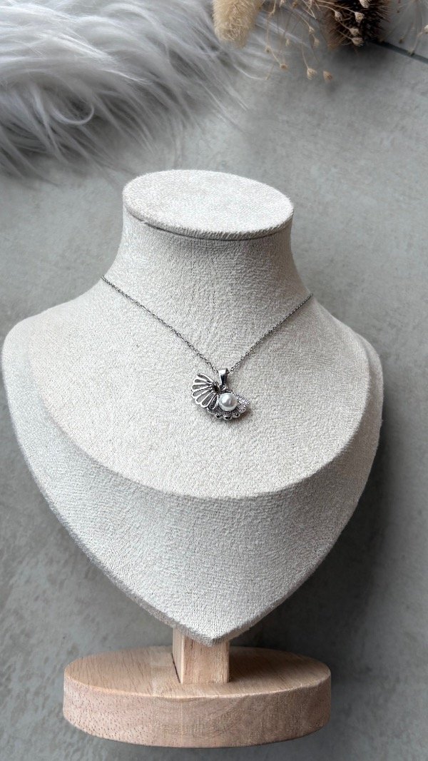 Producto - Collar de acero perla l l