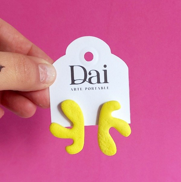 Producto - Aros Ameba Amarillo