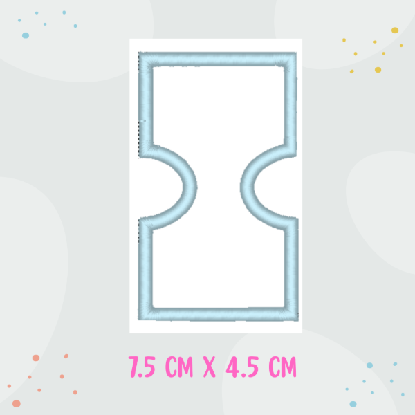 Producto - Matriz de Bordado - Cierre de LLaveros - Modelo Cuadrado - ITH - 1