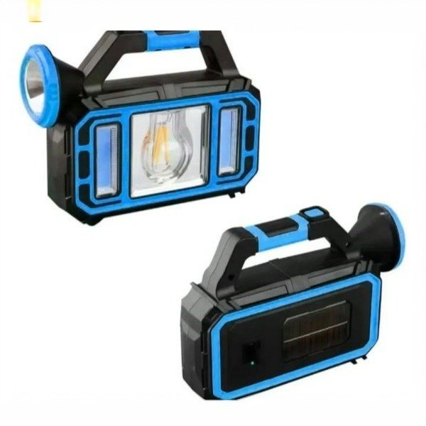 Producto - Linterna Portátil Power Banck con 3 modos Recargable Solar (MG2857)