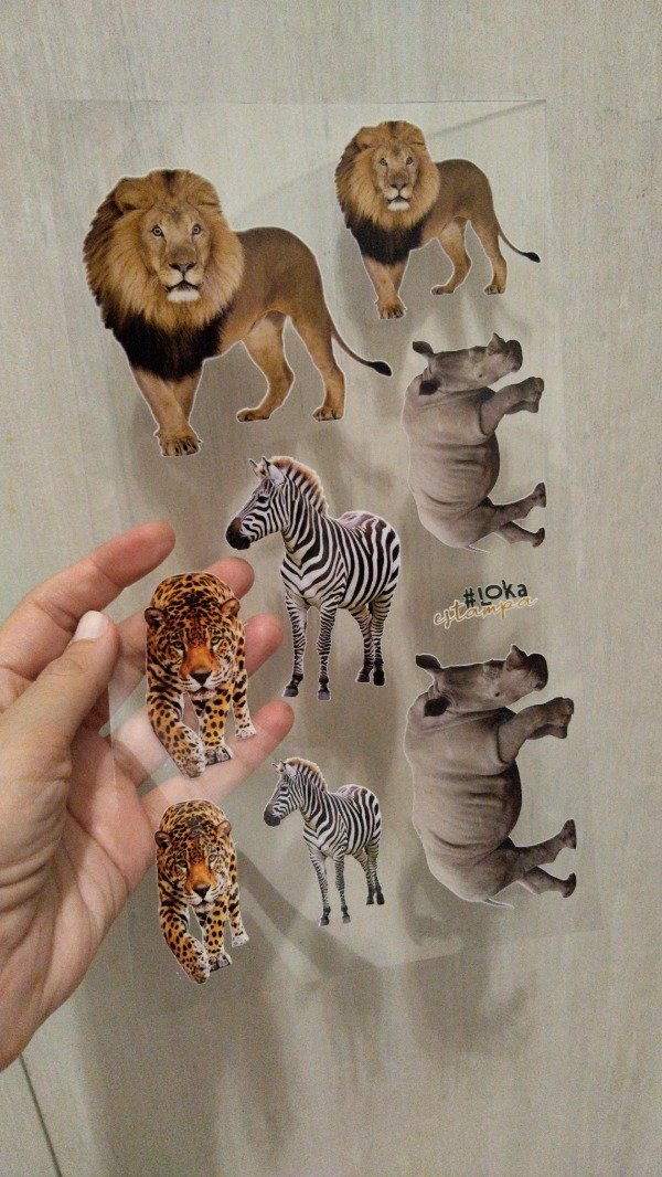 Producto - UV Medianas 16x28cm Animales #2