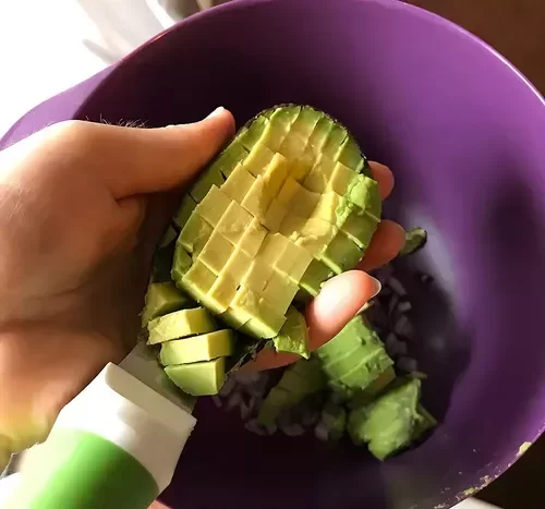 Producto - Descarozador Pelador Palta 3 En 1 Microplane Avocado Tool Color Verde