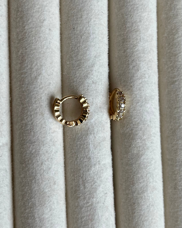 Producto - Aros mini clásicos dorados 10mm
