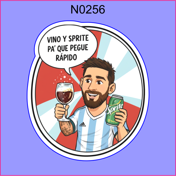 Producto - N0256 - Messi y Sprite