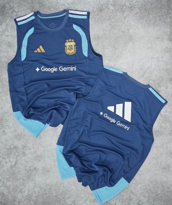 Producto - Musculosas Selección Argentina Azul/Celeste/Blanca Temporada 2026/2027 - 3