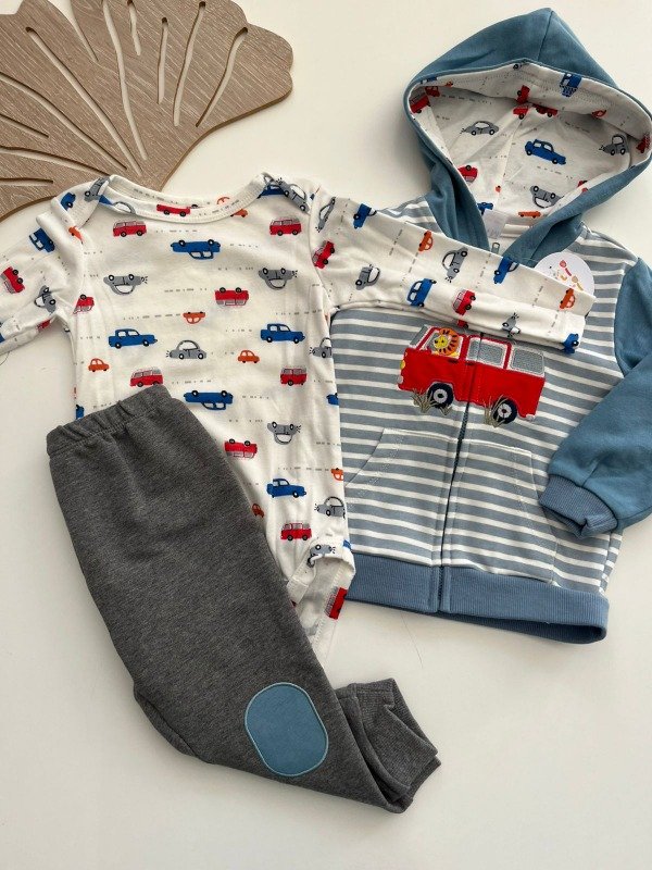 Producto - CONJUNTO 3 PIEZAS (Celeste)- COD 1081