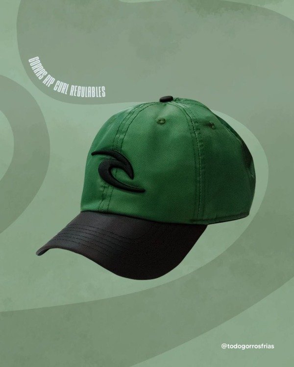 Producto - RIP CURL REGULABLES LOGO NEGRO CON VERDE