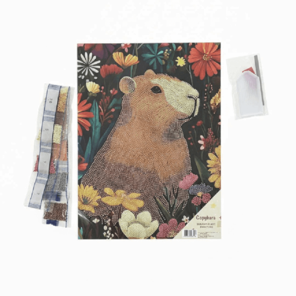 Producto - DIAMOND PAINTING - Cuadro Capybara